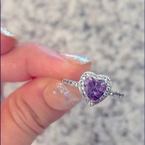Fragrant jewels Purple Heart ring